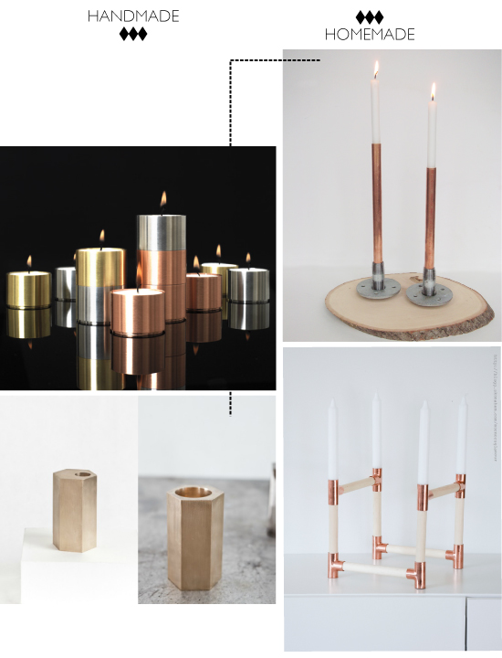 Brass Candle Holders (DIY)