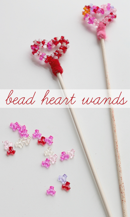  Bead Heart Wands – Valentine’s Day Craft