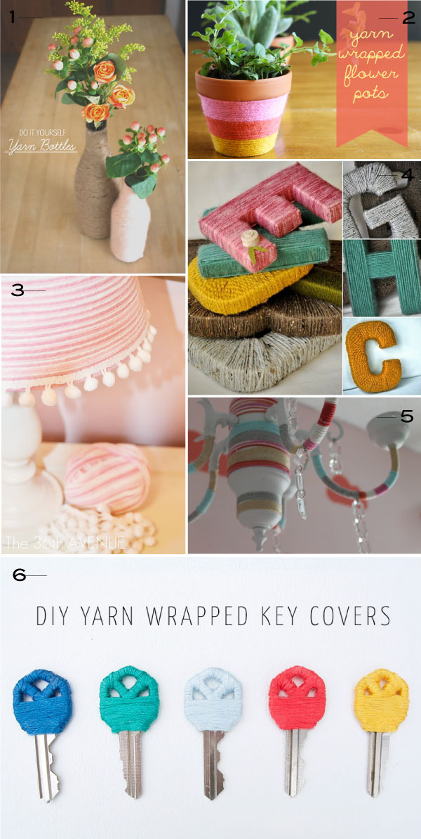 DIY Yarn Wrapping