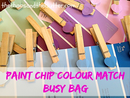 Paint-Chip-Colour-Match-Busy-Bag // thechaosandtheclutter