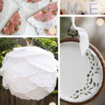 DIY avec des napperons en papier