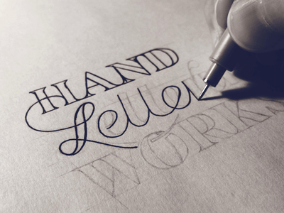 Hand Lettering Process by Sean McCabe