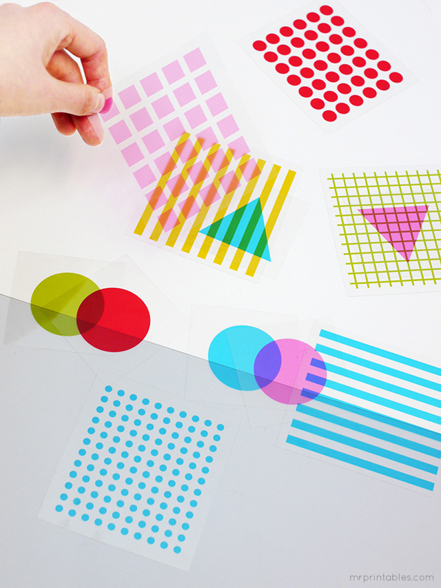 Shapes & Colors Overlay Play Cards 
