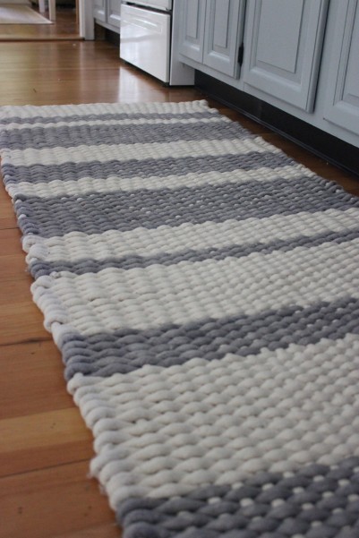 homemade rug loom