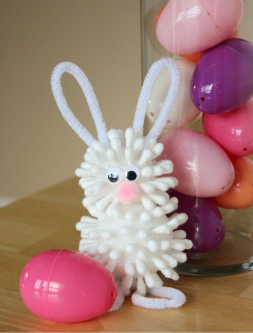 Easter-Bunny-Craft-with-Qtips