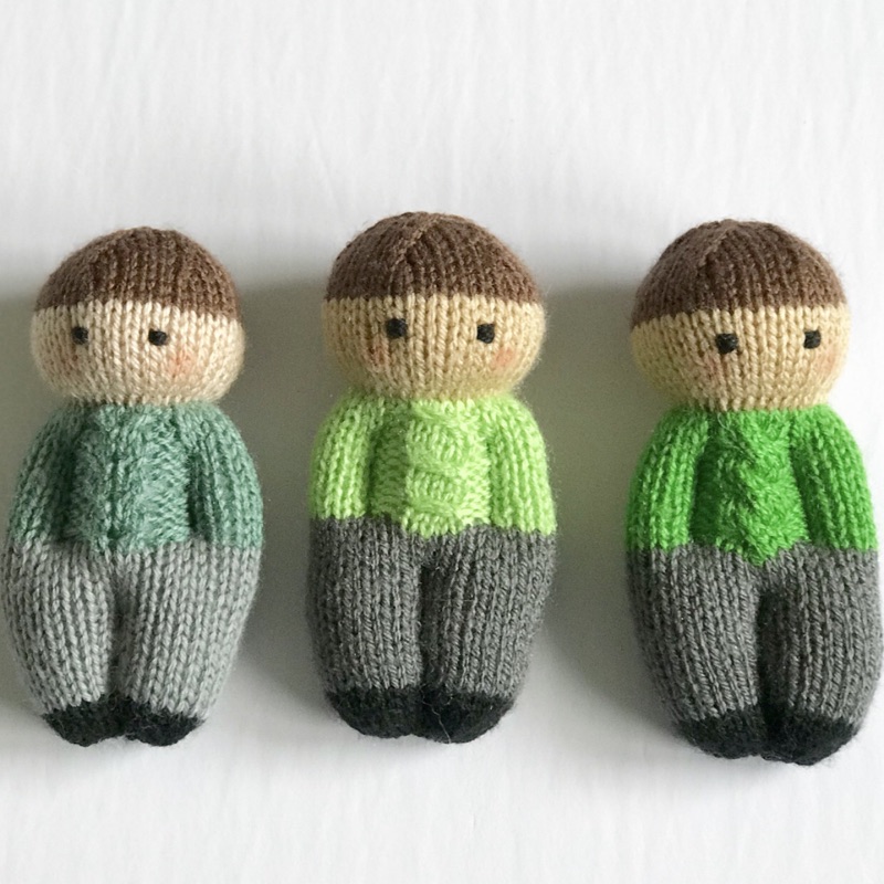 PONY français Knitter poupée tricot 